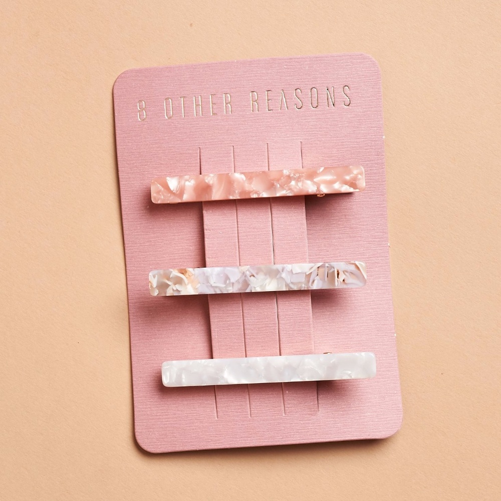 NEW 8 Other Reasons Runway Hair Clip Trio